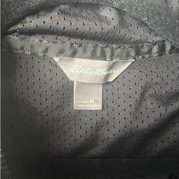 Eddie Bauer Chilali Fleece Hooded Pullover Mens Medium 1/2 Zip Outdoor Jacket - Picture 4 of 10